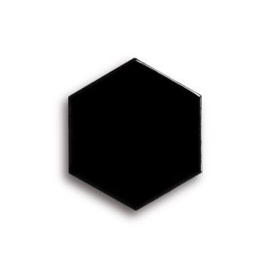 Carrelage héxagone PRIME PRIME NEGRO BRILLO 10,8x12,4 cm