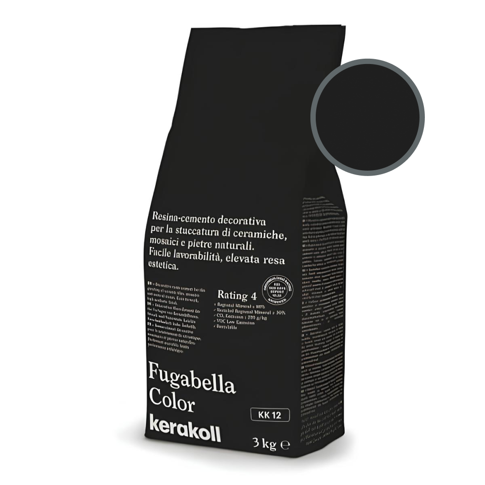 Sac de joint special carrelage 3 kg JOINT FUGABELLA KK NOIR KK12
