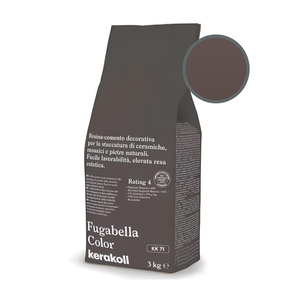 Sac de joint special carrelage 3 kg JOINT FUGABELLA KK ANTRACITHE KK71