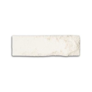 Carrelage aspect brique CHALK WHITE MATT 6x20 cm