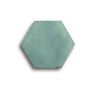 Carrelage imitant carreaux ciments héxagone BETTINA BLUE 14x16 cm