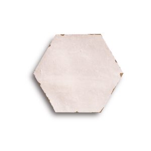Carrelage imitant carreaux ciments héxagone CAPRI OXALIS ROSE 14x16 cm