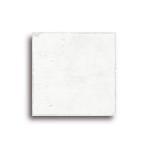 Carrelage unie facon fait main LILIA WHITE 15x15 cm
