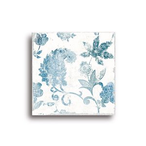 Carrelage florale facon fait main CELESTE 15x15 cm