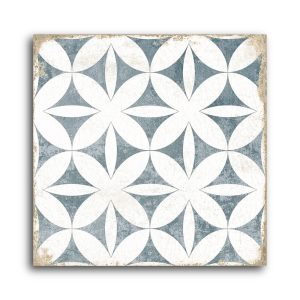 Carrelage inspiration carreau ciment ABBEY BLUE 20x20 cm