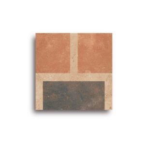 Carrelage aspect terre cuite CLAUDIA 11,5x11,5 cm
