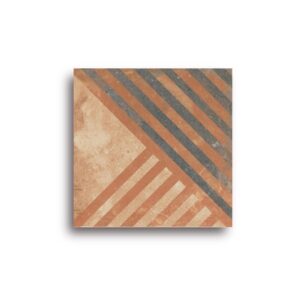 Carrelage aspect terre cuite ANGELA 11,5x11,5 cm