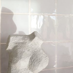 Carrelage art déco facon fait main EASTON WHITE 13x13 cm