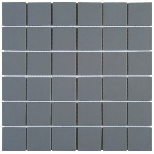 Mosaïque de céramique 4.8x4.8 cm EP 6MM AD TRAME 30.3x30.3 cm GRIS FONCE