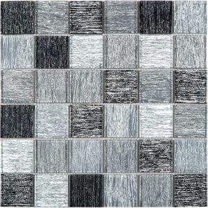 Mosaïque de Verre 4.8X4.8 Gris
