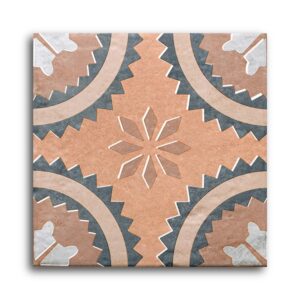 Carrelage Imitation terre cuite SEASON décor CANEM TERRA 20X20 cm