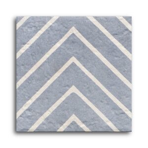 Carrelage Imitation terre cuite SEASON décor BLEUE ONE 20X20 cm