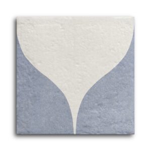 Carrelage Imitation terre cuite SEASON décor BLEUE TWO 20X20 cm