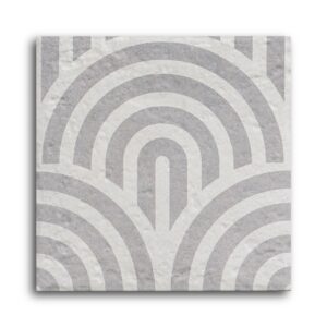 Carrelage Imitation terre cuite SEASON décor GREY THREE 20X20 cm