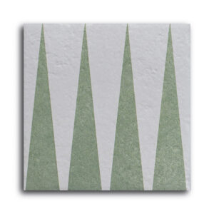 Carrelage Imitation terre cuite SEASON décor GREEN FOUR 20X20 cm