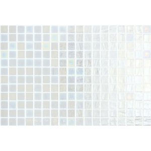 Mosaïque piscine 2,5x2,5 cm avec point silicone Genuine Pearl SQ PEARL 500 DOT 31,1x46,7 cm