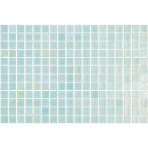 Mosaïque piscine 2,5x2,5 cm avec point silicone Genuine Pearl SQ PEARL 201 DOT 31,1x46,7 cm