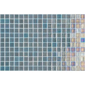 Mosaïque piscine 2,5x2,5 cm avec point silicone Genuine Pearl SQ PEARL 103 DOT 31,1x46,7 cm