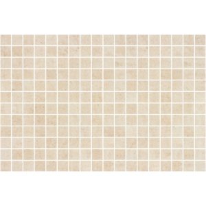 Mosaïque piscine 2,5x2,5 cm avec point silicone Sand Rock SQ SAND ROCK BONE DOT 31,1x46,7 cm
