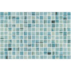 Mosaïque piscine 2,5x2,5 cm avec point silicone Identity SQ JINYU DOT 31,1x46,7 cm