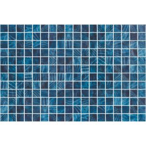 Mosaïque piscine 2,5x2,5 cm avec point silicone Identity SQ SHARK DOT 31,1x46,7 cm