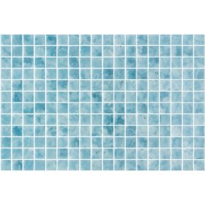 Mosaïque piscine 2,5x2,5 cm avec point silicone Identity SQ BETTA FISH DOT 31,1x46,7 cm