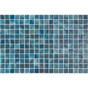 Mosaïque piscine 2,5x2,5 cm avec point silicone Identity SQ KIDAKO LUM DOT 31,1x46,7 cm