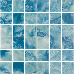 Mosaïque piscine 5x5 cm avec point silicone Fifty Identity SQ FIFTY BALEEN 31,1x31,1 cm