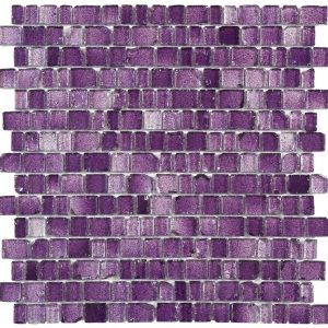 Mosaïque de Verre Irregulier Bords Casses Violet