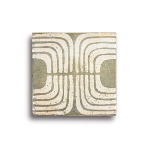 Carrelage Imitation pierre SENDA 15X15 cm DECOR AZTEC MOSS