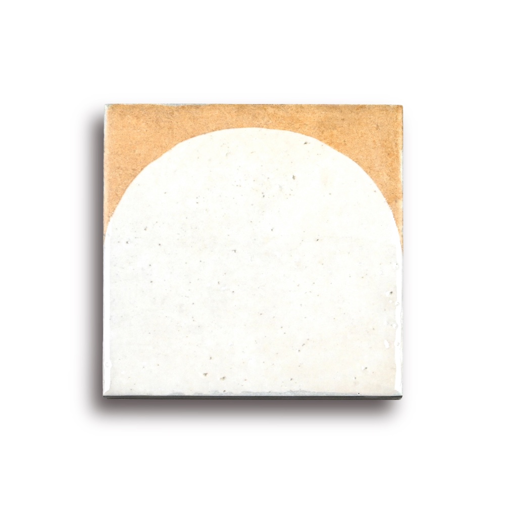 Carrelage Imitation terre cuite ATLAS 15X15 cm DECOR WHITE