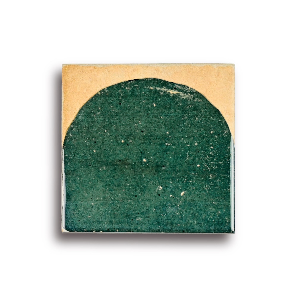 Carrelage Imitation terre cuite ATLAS 15X15 cm DECOR GREEN