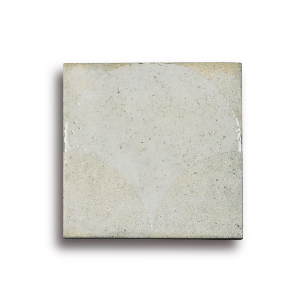 Carrelage Imitation pierre SENDA 15X15 cm TEAR DECOR WHITE