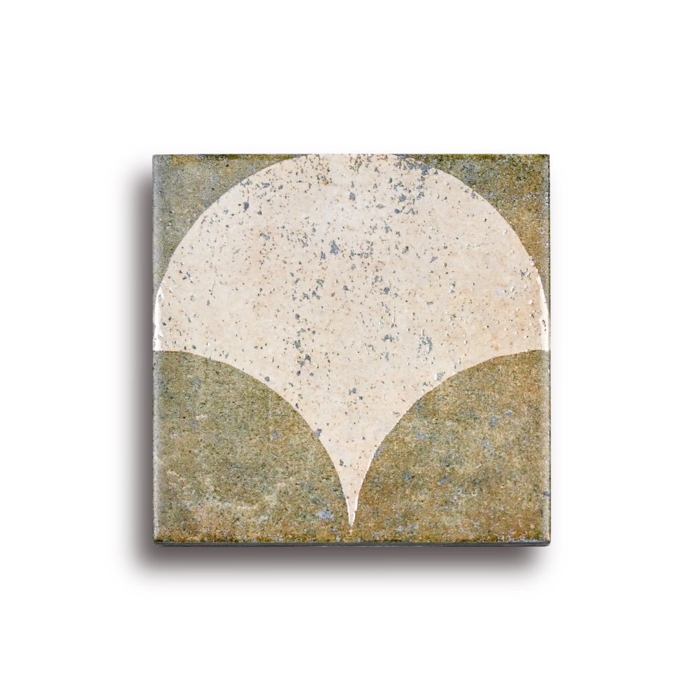 Carrelage Imitation pierre SENDA 15X15 cm TEAR DECOR MOSS