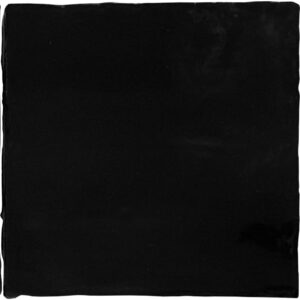 Carrelage style zellige BALANCE NEGRO MAT 13x13 cm