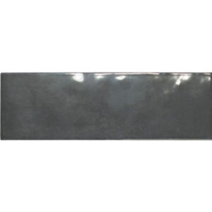 Carrelage Effet Zellige MAJOLICA GRAPHITE GLOSS 5.2X16 cm