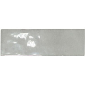Carrelage Effet Zellige MAJOLICA GREY GLOSS 5.2X16 cm