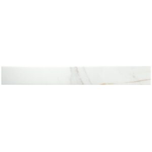 Carrelage Imitation Marbre MATTER CALACATTA 4.6X37.5 cm