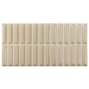 Carrelage Uni PEAK BARS SAND GLOSS 12.5X25 cm