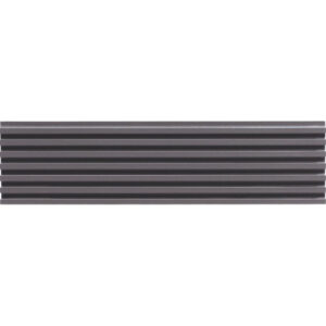 Carrelage Rauyure uni MY U DELUXE BLACK 10X39 cm