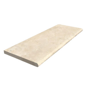 Carrelage style travertin ARLES BEIGE margelle ARR. 30X60 cm 20 mm R11C