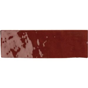 Carrelage SARTORIA Tbrick Vivid ruby 5,2x16 cm