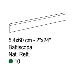 Plinthe Carrelage Imitant Ardoise REACTION ATOM 5,4X60 cm