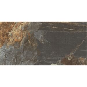 Carrelage Imitant Ardoise GEOLOGY FOSSIL 50X100 cm 20 mm R11C