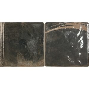 Carrelage Imitation Terre Cuite BOTTEGA Mattia Nera 10X20 cm Prejointé