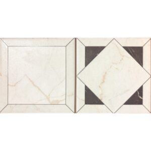 Carrelage Imitation Marbre Décor MILO Lando 1 10X20 cm Prejointé