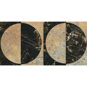 Carrelage Imitation Marbre Décor MILO Carlentini 4 10X20 cm Prejointé
