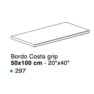 Carrelage Nez De Marche Imitant Ardoise GEOLOGY FOSSIL 50X100 cm 20 mm R11C